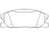 Plaquettes de frein Brake Pad Set:68245089AA